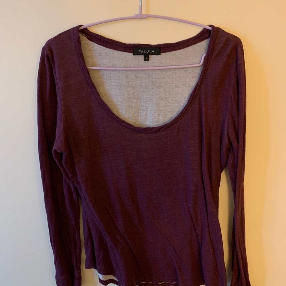 Maroon long sleeve